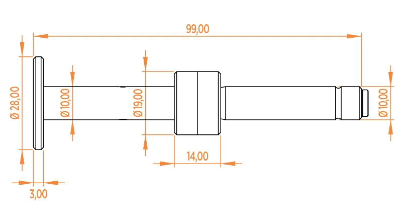 EMP 99-28 Mechanical Edge Finder Probe